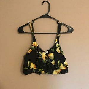 Wild Honey Lemon Crop Top (M)